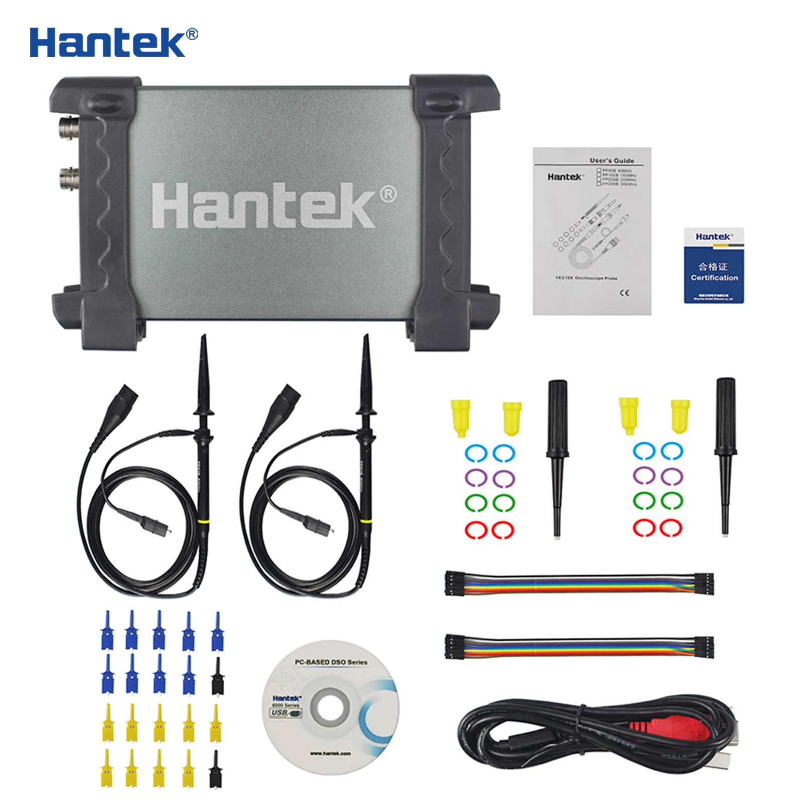 Hantek6022BLPCDigitalPortableOscilloscopeHantekBasedUSBLogic