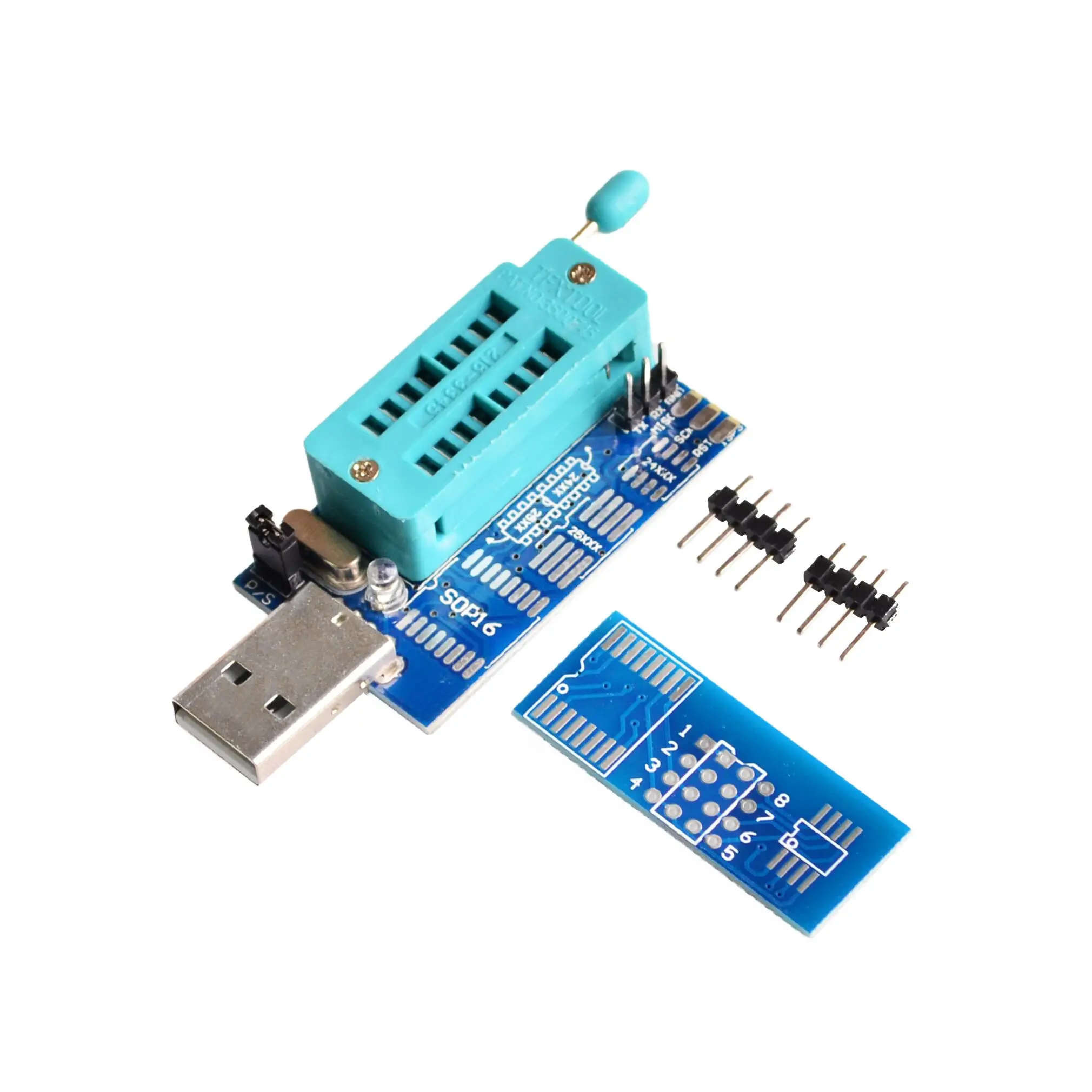 Плата Bios MX25L6405 W25Q64 USB программатор ЖК горелка Progammer CH341 для 24 25 серий|Интегральные