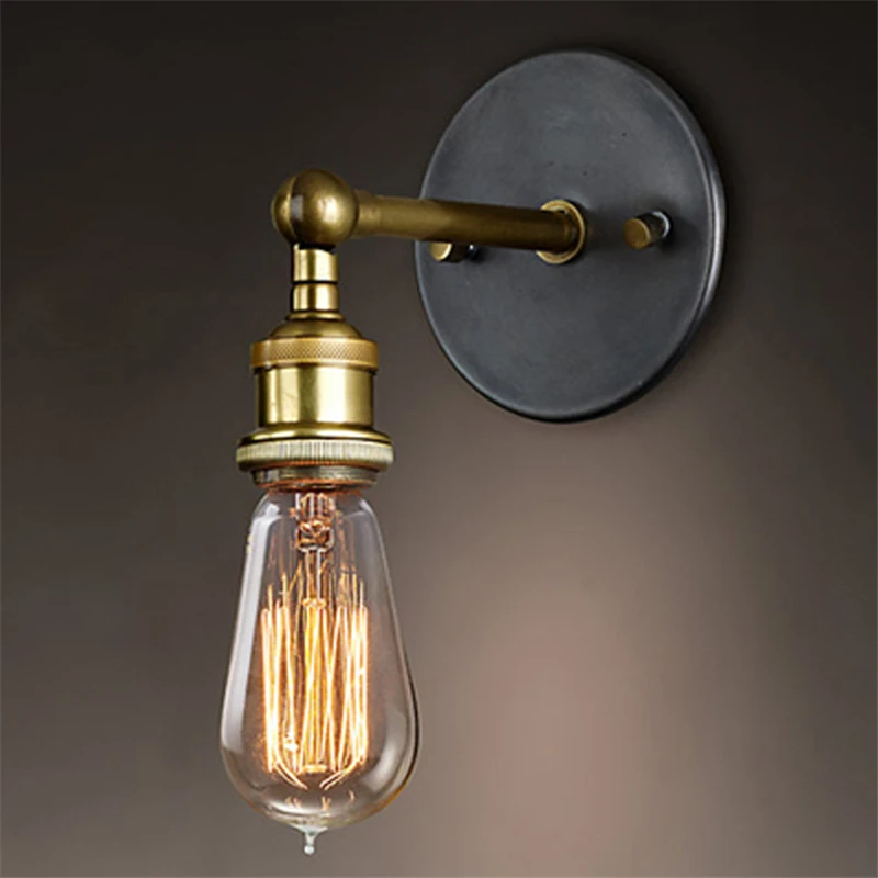 

Nordic Retro Loft Wall Lights Hanging Mirror Light Home Living Room Decoration Bedroom Lamp Lighting Industrial Kitchen Fixtures