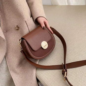 

Crossbody Bags For Women 2020 Fashion Small Solid Colors Shoulder Bag Female Handbags and Purses Sac A Main Femme Saddle