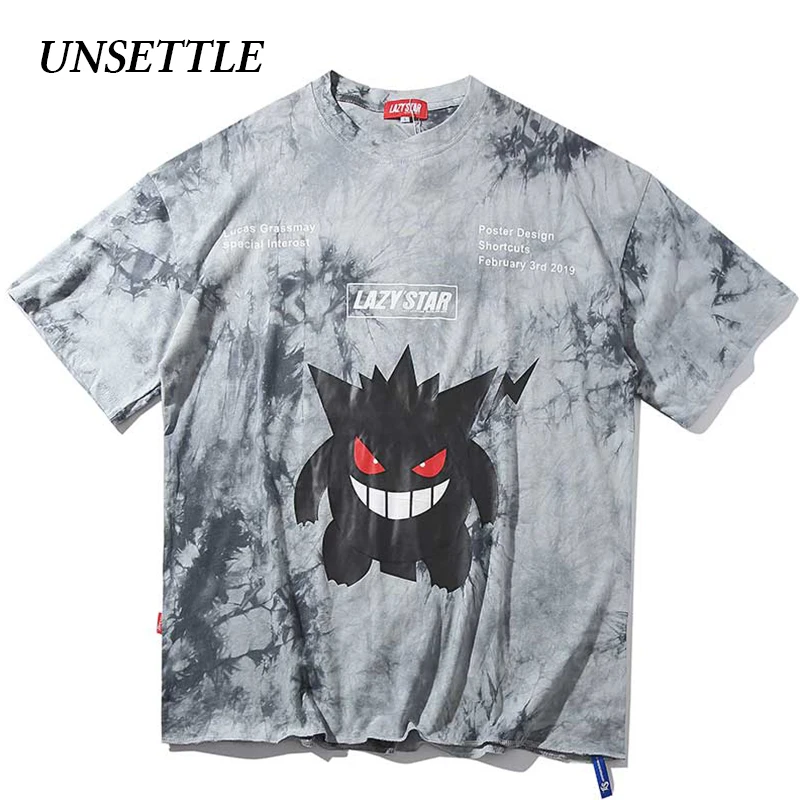 UNSETTLE 2020SS Harajuku футболки летние мужские/женские хип хоп забавная Футболка с