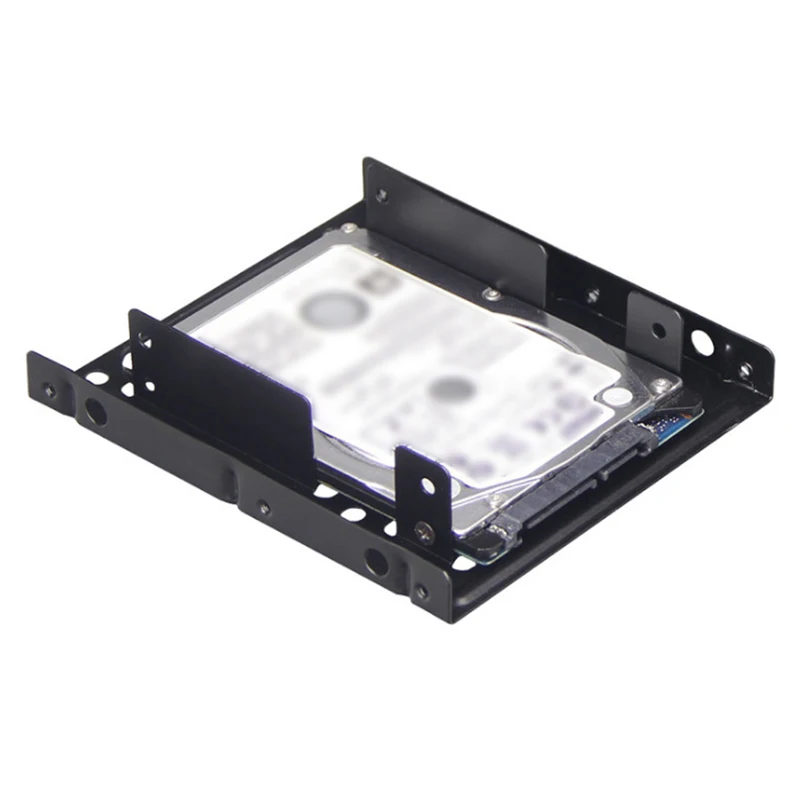 Двойной слой SSD металлическая рамка 2,5 дюймов до 3,5 дюймов внешний SSD металлический монтажный комплект адаптер кронштейн для SATAII 2,5 дюймов Жесткий драйвер