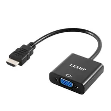 HD 1080P VGA мужчина к HDMI Женский конвертер адаптер HD CP Аудио Видео кабель с USB мощность 3,5 мм аудио для портативных ПК HD tv