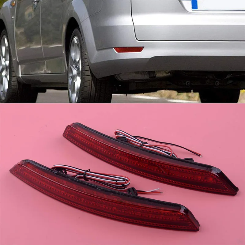 Светодиодный отражатель заднего бампера, тормозной светильник для Ford Mondeo Sedan 2007, 2008, 2009, 2010, автомобильный Стайлинг, светодиодный стоп-сигнал, противотуманная фара