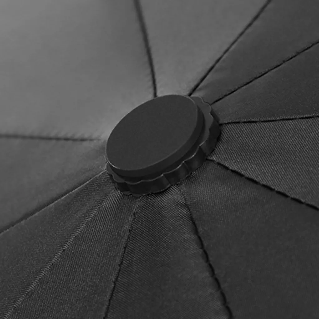 Черный мужской ветрозащитный автоматический зонтик, женский зонт, подарок, компактный большой зонт для путешествий и бизнеса