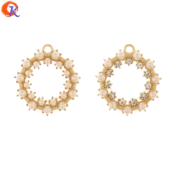 

Cordial Design 50Pcs 21*23MM DIY Making/Charms/Hand Made/Imitation Pearl/Loop Shape/Jewelry Accessories/Pendant/Earring Findings