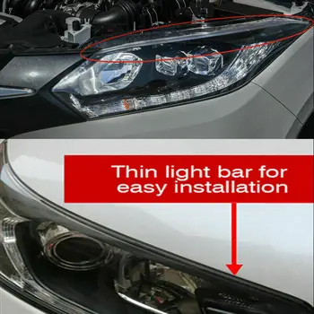 

2x 30cm Flexible Slim LED Strip Light DRL Sequential Flow Turn Signal Kit+remote