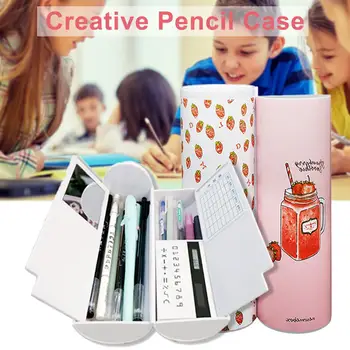 

Creative Multi-Function Large-Capacity Pencil Case Simple Elementary School Junior High School Student Stationery