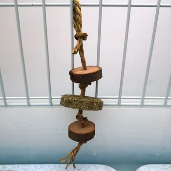 

Rabbit Molar Wood Grass Bite String Pet Totoro Hamster Molar Rod Parrot String Supplies