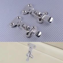 DWCX 2 шт. палубный шарнир шкафчик люк анти-погремушка защелка Застежка нержавеющая сталь серебро подходит для лодок яхты RV палубная кабина оборудование