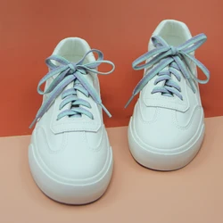 basket femme cordon Lacets colorés gris et bleu universels pour hommes, 1 paire, 110CM, accessoires bas, pour basket ball, femmes, patins, Tennis, garçon 