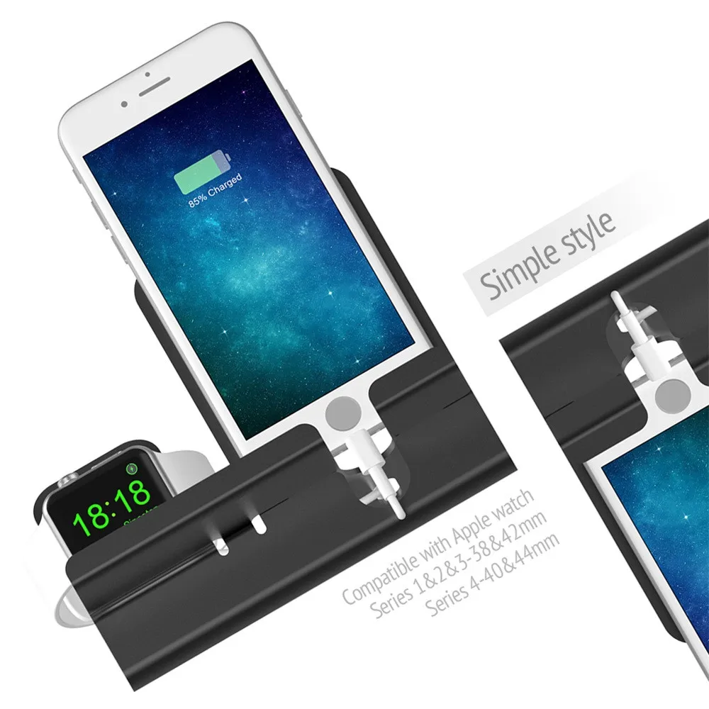 2 в 1 зарядная док-станция кронштейн держатель комплект для iPhone для Apple Watch Series 1 2 3 4 Y20