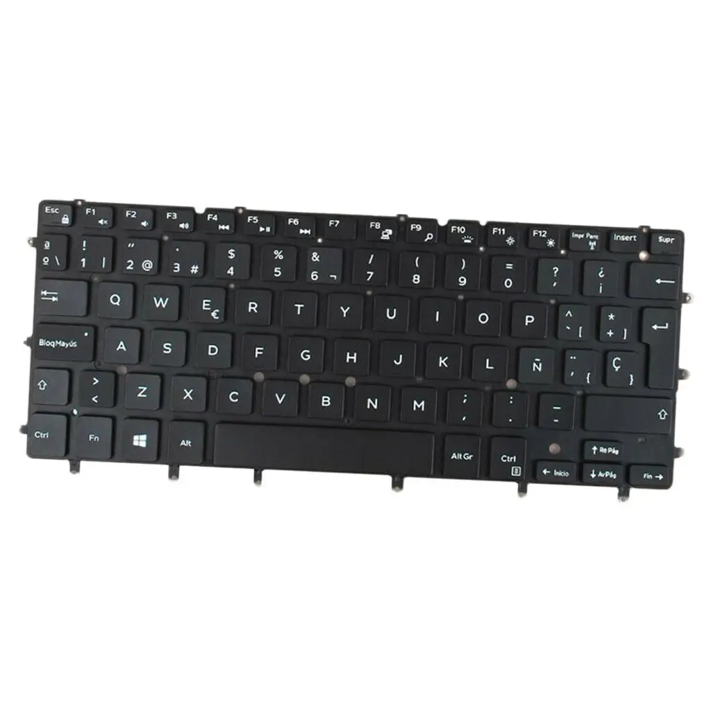 Для Dell XPS 13 9343 9350 9360 Испанский SP раскладка клавиатура с подсветкой