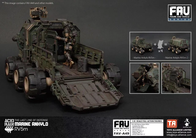 アシッドレイン　FAV-A49 第303海兵隊 マリンアンキロRV5m Acid Rain FAV-A49 1/18 Scale Men Soldier Realm Troop Sea