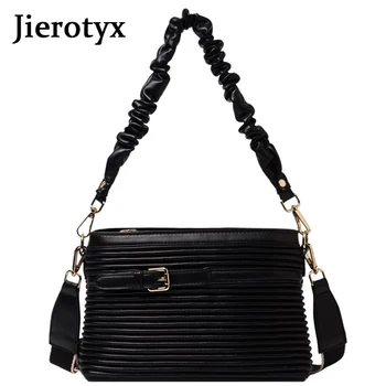 

JIEROTYX Fashion Leather Women Handbag Exquisite High Quality Designer Shoulder Bag Chic Crossbody Messenger Bags 2020 New