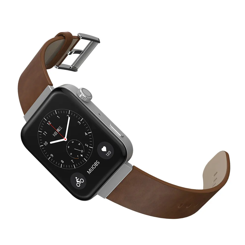 Ремешок для часов Mi Watch из натуральной кожи Xiaomi браслет на запястье новый стиль