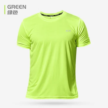 T-shirt da uomo per fitness e palestra 2020, T-shirt da corsa da uomo di design ad asciugatura rapida, Top slim fit da corsa, T-shirt sportiva per muscoli