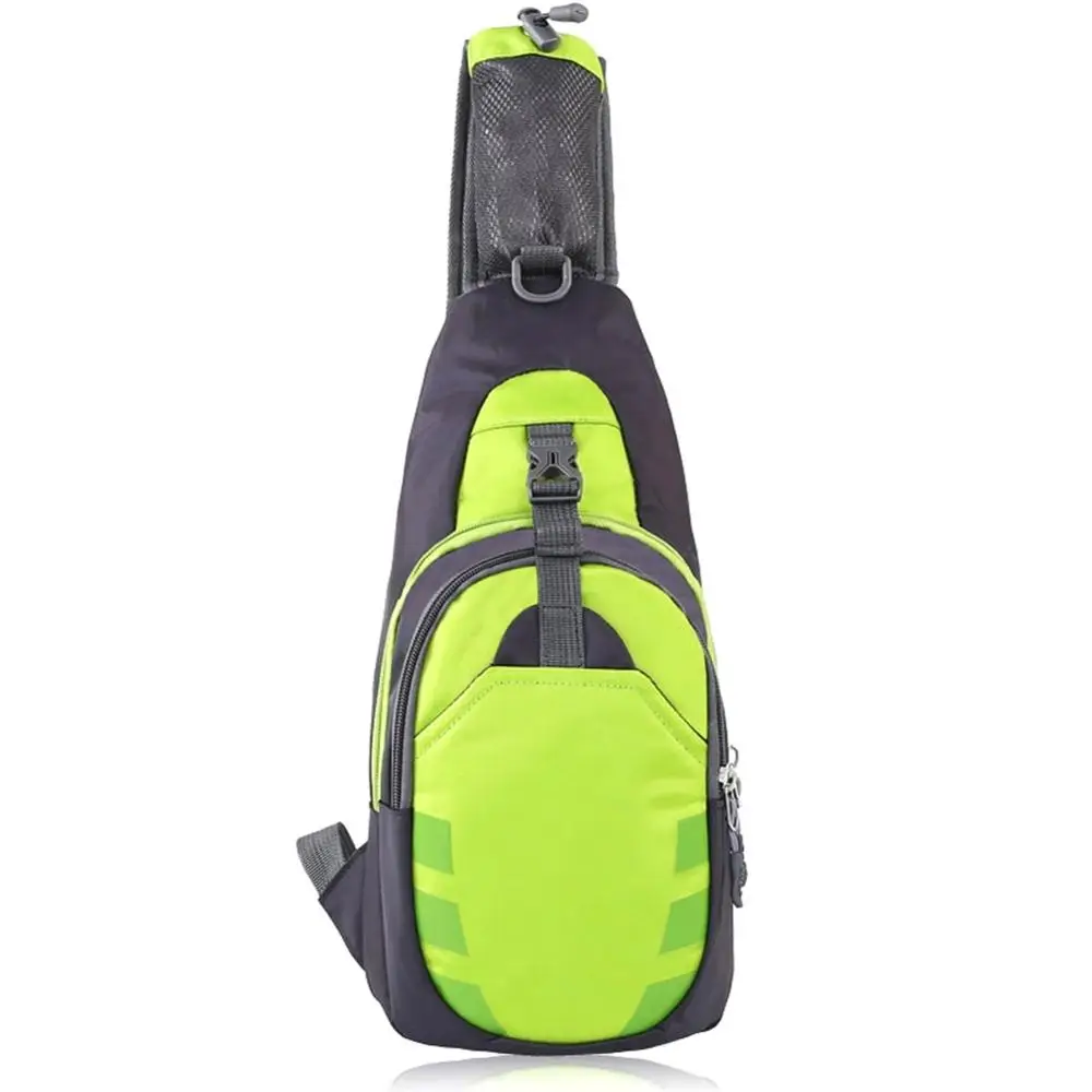 Унисекс нейлоновые нагрудные сумки для путешествий, поясная сумка, Повседневная Функциональная сумка на пояс для денег и телефона, мужские и женские сумки-мессенджеры на плечо-OPK - Цвет: Зеленый