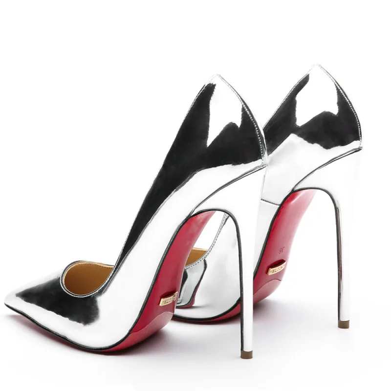 

2020 spring new ultra-fine with 12cm high heel black nude color pointed single shoes women etiquette work shoes