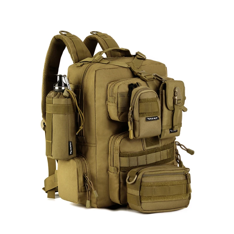 

30 Liters Patrol Outdoor Backpack Mountaineering Travel Bag Riding Backpack Tactical Army Fan Backpack Camouflage Bag