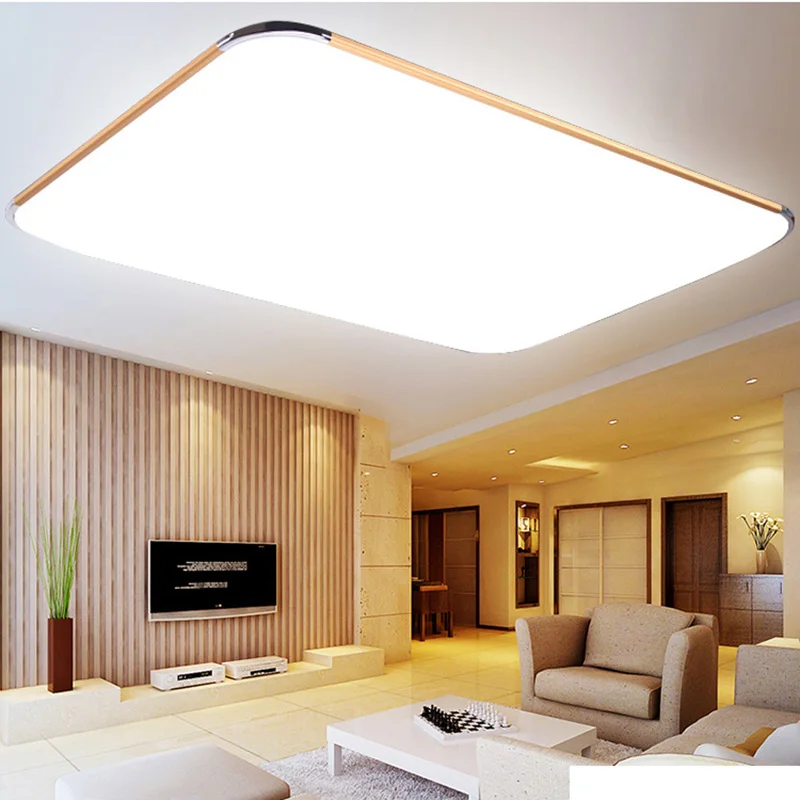 LED Ceiling Panel Bathroom Kitchen Light Bulb Dimmable Home Lamp Square 15W 220V