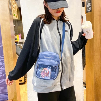 

Canvas Small Bag Female Bag New 2020 Korean Version of Harajuku Girl Heart Bag Shoulder Messenger Bag