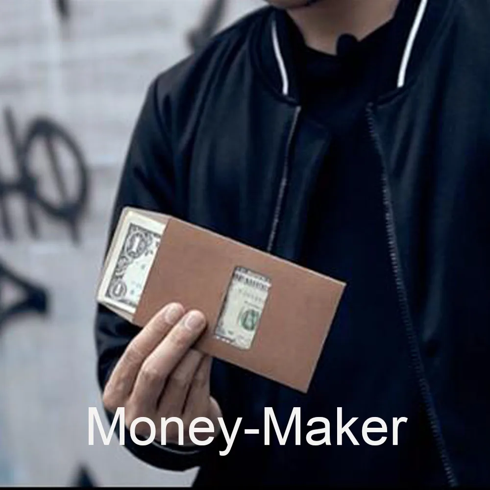 Money-Maker (Gimmick and Online Instructions)by Smagic Magic Tricks Stage Street Magia Bill Vanish Appear Illusion Gimmick Props | Игрушки и