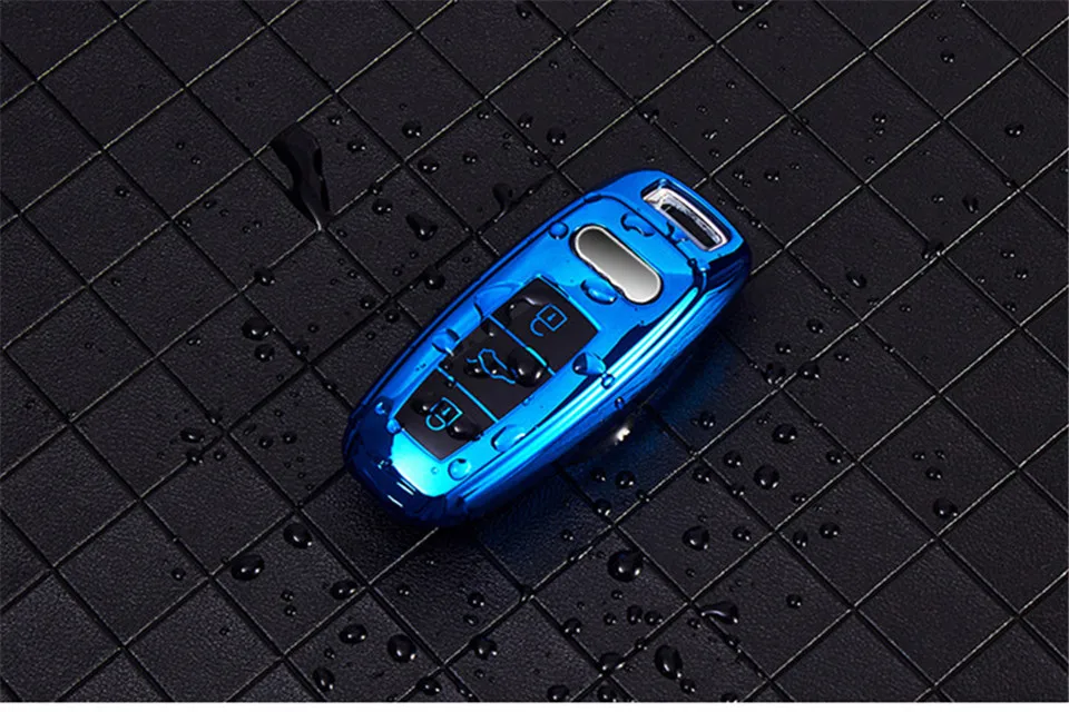 Cover custodia chiave auto per Audi A1 A3 A4 A5 A6 A7 A8 Quattro Q3 Q5 Q7 2015 2009 2010 2011 2012 2013 2014 - H0c238f67b3a34799950864f8ab98f640z