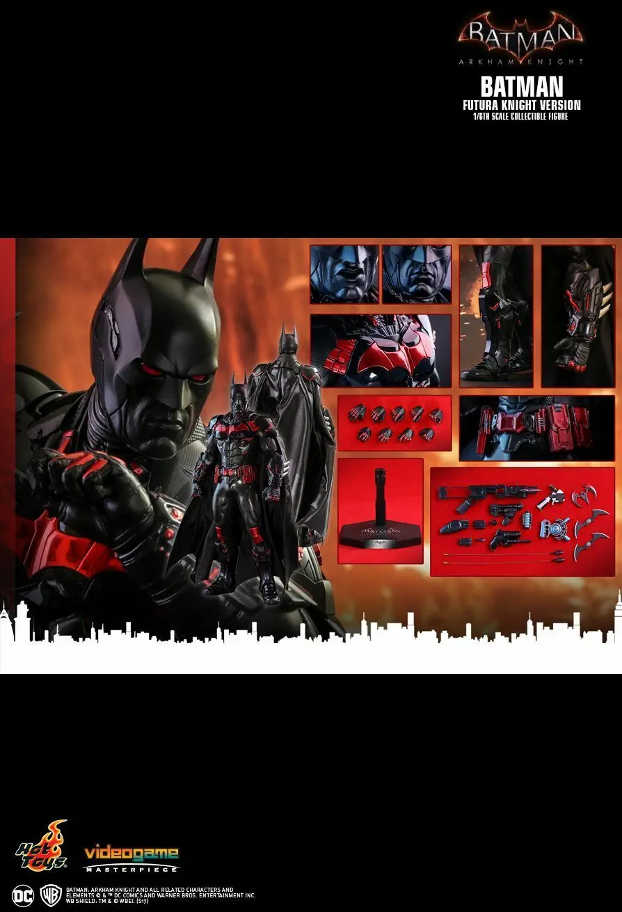 Горячие игрушки VGM 29 Бэтмен, рыцарь Аркхема(версия Futura Knight) 1/6 фигурка Новинка