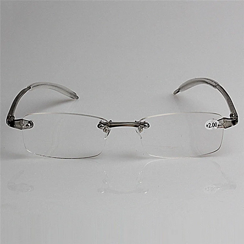 Очки для чтения прозрачные без оправы 50 75 125 175 225 100 400 R002|eyewear reading|glasses teeglasses suit |
