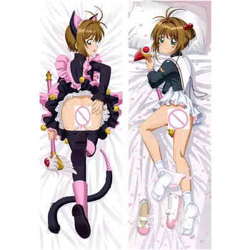 

Anime Card Captor Sakuraes pillow Covers Dakimakura case CCS Sexy girls 3D Double-sided Bedding Hugging Body pillowcase CS04
