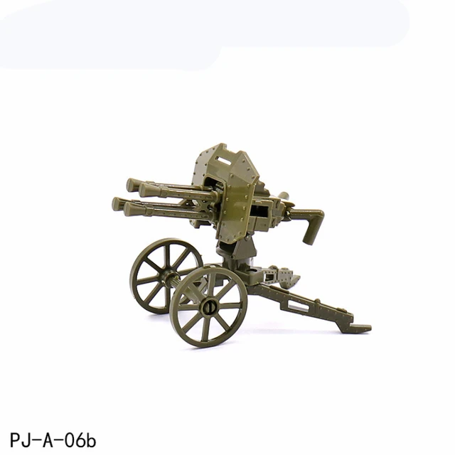 Friends Building Blocks Military Series Machine Guns Cannon Weapon DIY Building Blocks Children's Toys Blocks Accessories 1PCS