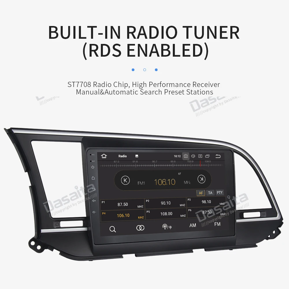 Flash Deal Android 9.0 Octa Core Car Radio Player for Hyundai Elantra 2016 one din Headunit with 9" IPS Touch Screen 1080P Video Bluetooth 5