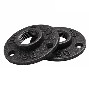 

Cheapest! 40PCS G1/2" 3/4" Antique Iron Casting Industrial Pipe Flange Base Pipe Bracket Tube Pipe Loft Industrial Retro Decor