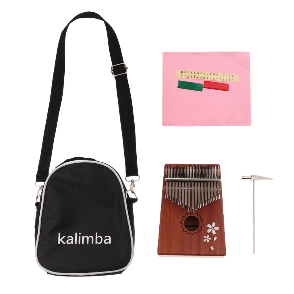 

17 Keys African Native Kalimba Mbira Thumb Piano Wood Percussion Instrument