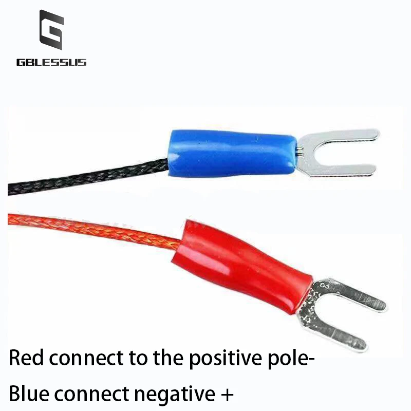 Temperature Sensor M6 Thermocouple Thread Type K/E 0-800℃ Shielded Probe Thermal Resistance 0.5/1/1.5/2/3/4/5M