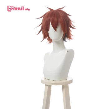 

L-email wig Game Twisted Wonderland Cosplay Ace Trappola Wigs Short Brown Wig Heat Resistant Synthetic Hair Halloween