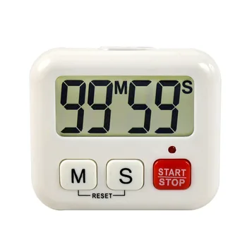 

Digital Kitchen Timer Cooking Timer Large LCD Display Loud Alarm Countdown Clock Up 99 Minute Sport Timer Stand Magnetic Backing