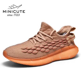 

2020 new terracotta coconut casual sports shoes men's jelly bottom mesh breathable running shoes youth tide shoes