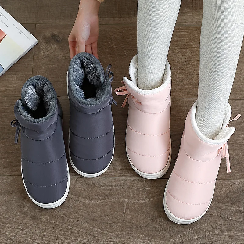 

Cixi Cotton Slippers Winter Women's Anti-slip down Feather Indoor Home Couples Thick Bottomed Warm Cover Heel Time of Childbirth