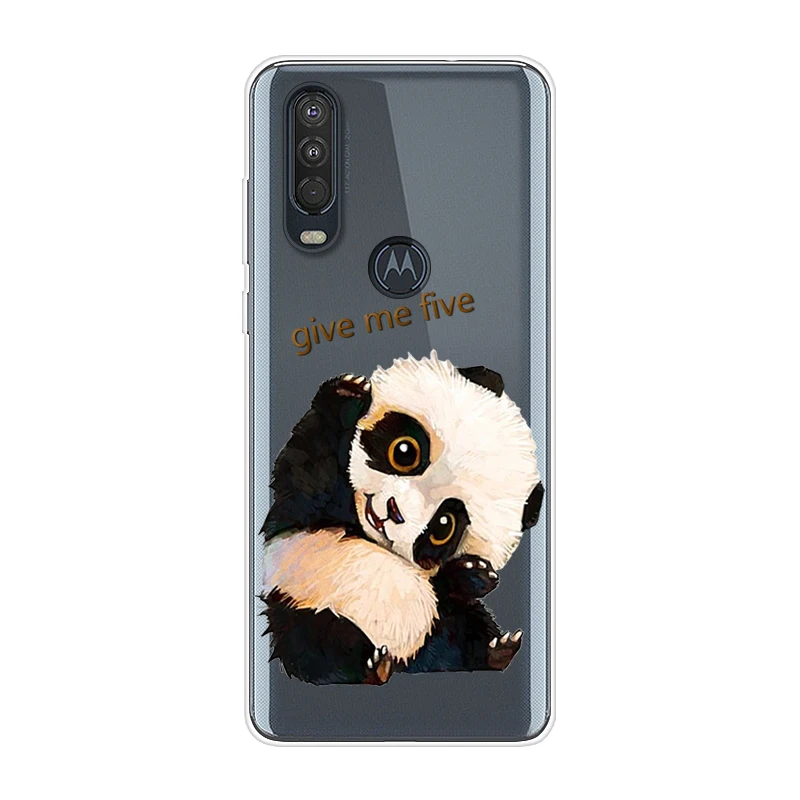 Для Motorola One Action чехол 6,3 ''мультяшная мягкая ТПУ Силиконовая задняя крышка для MOTO One Action OneAction чехол для телефона funda One Vision - Цвет: 11