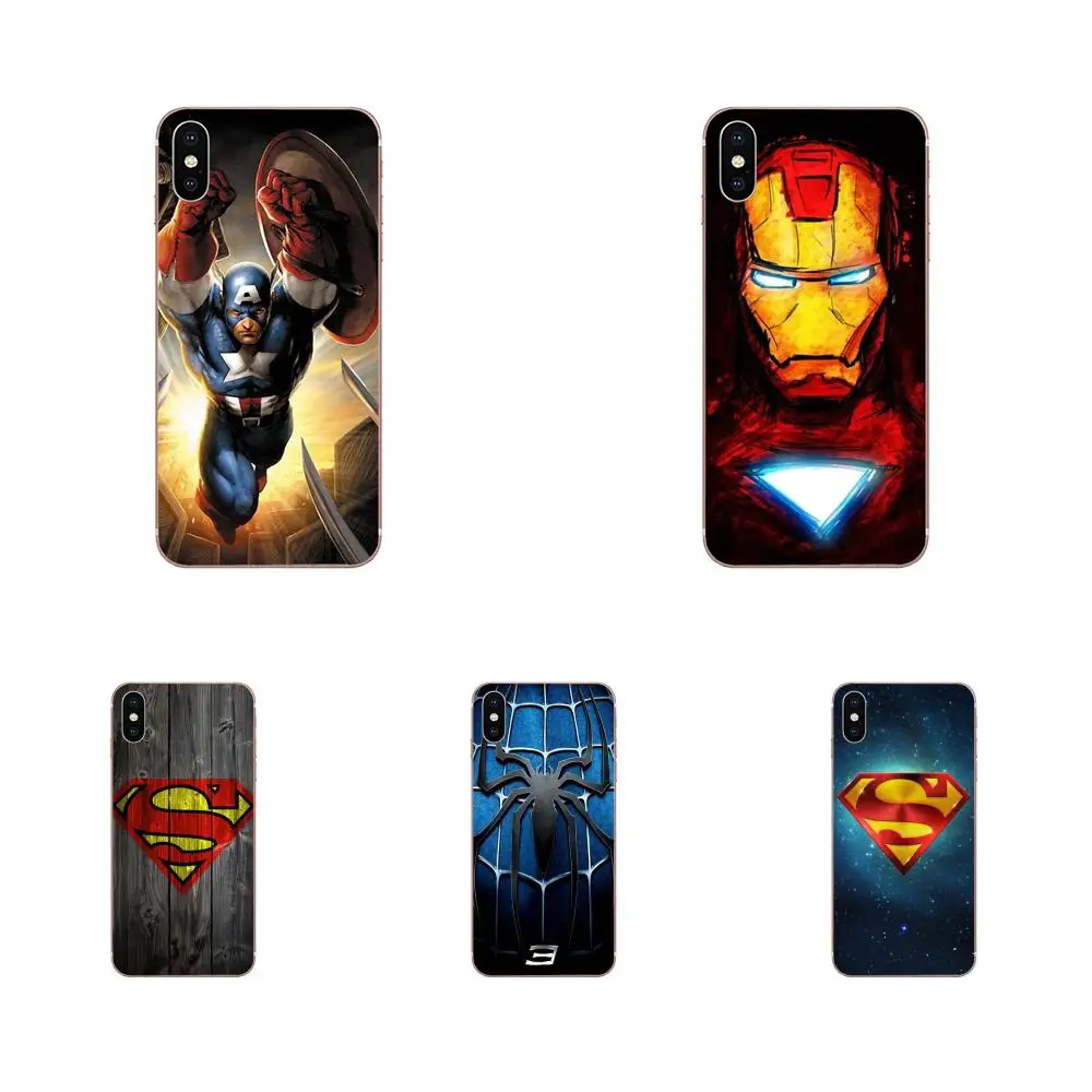 Супермен Дэдпул Железный человек DC Marvel для Huawei Honor 4C 5A 5C 5X6 6A 6X7 7A 7C 7X8 8C 8S 9 10 10i 20 20i Lite