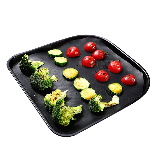40*33 Cm-Es Nem Tapadásgátló Grill Szőnyeg Pad Kültéri Piknik Főző Barbecue Szerszám Tapadós Sütőpad Újrafelhasználható - Image 6