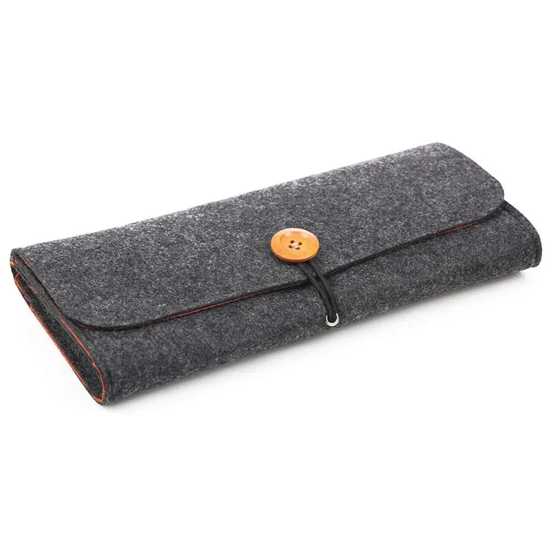 

For Nintendo Switch with 5 Game Cards Large Capacity Divide layered Case Wool Felt Protective Traveling Carrying Case Shockproof