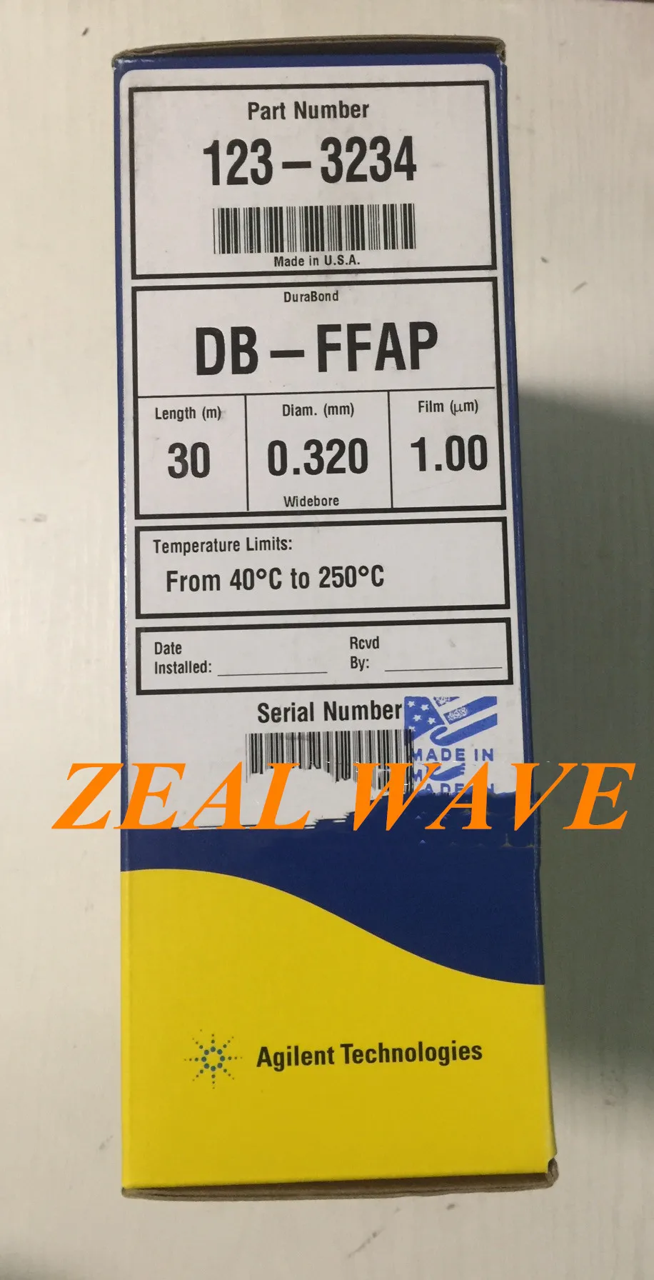 

Agilent оригинальный паровой фазы капиллярной колонки DB-FFAP возможностью погружения на глубину до 30 м 0,32 мм 1.0um специальный 123-3234