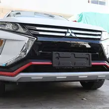 ABS хром для автомобиля Передние Задние защитные бамперы защита противоскользящая пластина для Mitsubishi Eclipse Cross