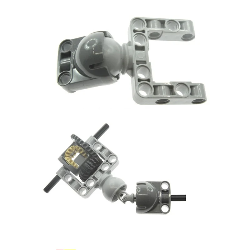 

1Set Technical Car Chassis steering ball head Building block Accessories 4610379 Compatible with EV3 92910 92911 Parts