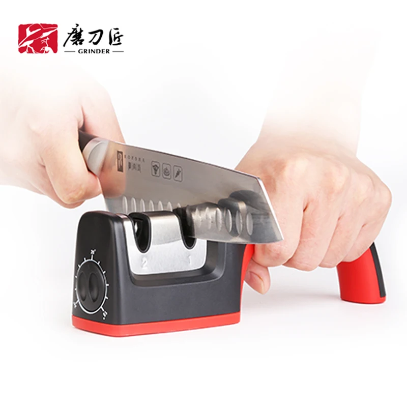 

GRINDER Adjustable Angle Household Sharpener Three-stage Fast Sharpening Artifact Kitchen Knife Tool Manual SharpenerTG1802 N
