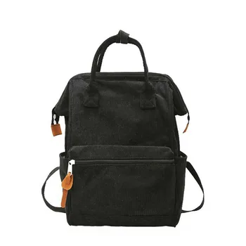 

2019 Korean Style Corduroy Backpack Women plecak na laptopa damski mochila para adolescentes school bags for teenage girls