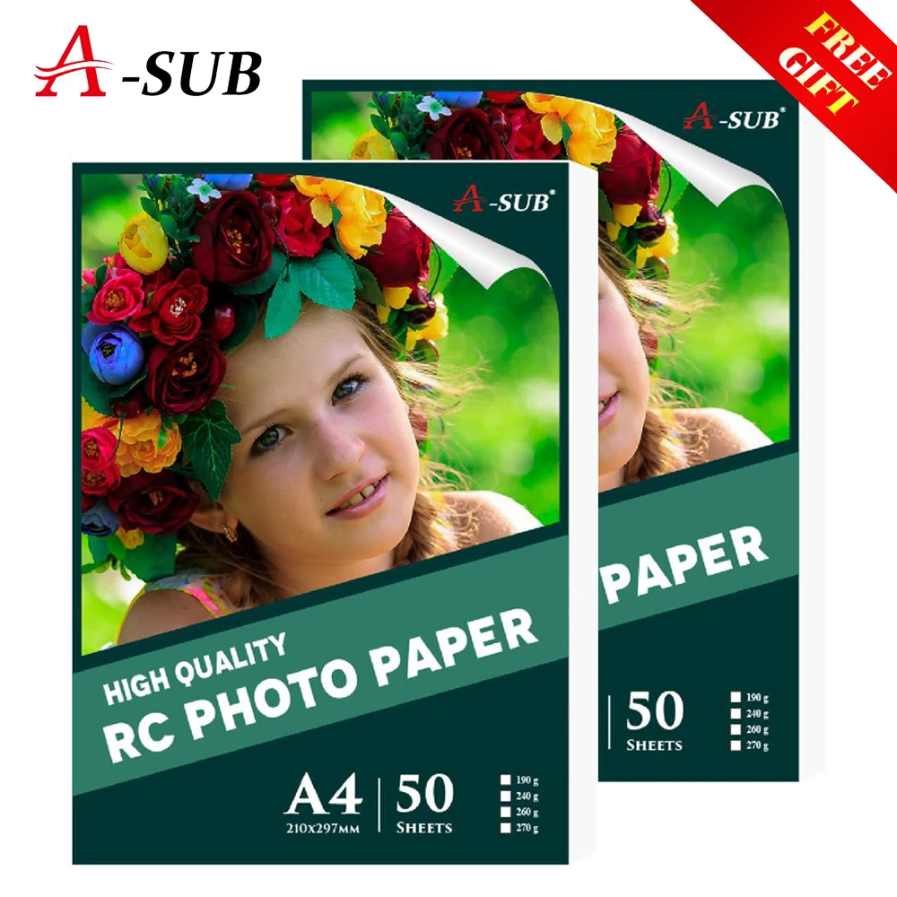

A4 RC Photo Paper Waterproof Inkjet Printing Paper 190g For High End Photography 50 Sheets